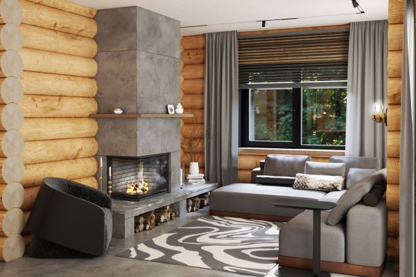 Дизайн-проект интерьера коттеджа