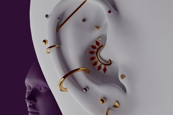 3D Визуализация для Пирсинг студий