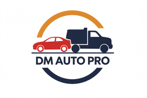 Логотип компании по ремонту автомобилей.