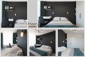 Проект спальни 12 м2