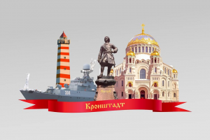 Дизайн сувенирного магнита в коллажном стиле