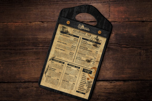 Концепт меню для бара