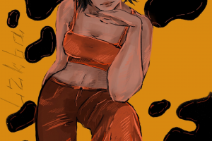 Стилизованное изображение девушек