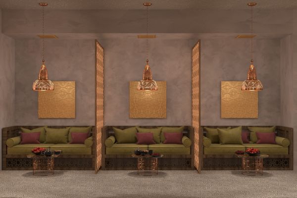 Дизайн концепция кальян-бара 105 кв.м. и 3D-визуализация