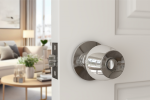 3D визуализация дверных ручек.