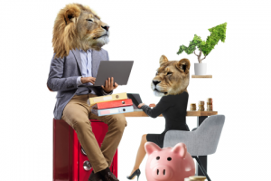 Коллаж на тему бизнеса.