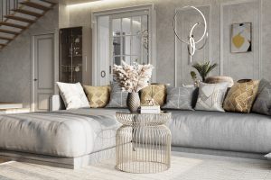 Кухня-гостинная в современном стиле