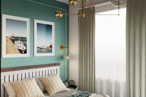 Спальня в скандинавском стиле