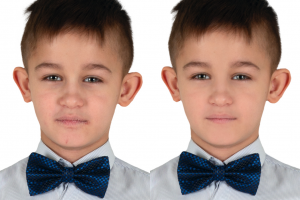 Ретушь обветренных губ