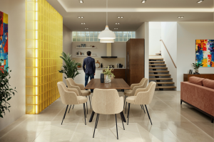 Концепт кухни-гостиной