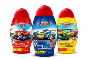 Дизайн детской серии "Гонки"