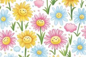 Цветочный фон для дизайна блога, сайта, упаковки, принта