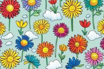 Цветочный фон для дизайна блога, сайта, упаковки, принта