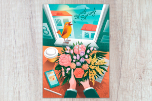 Открытка 8 марта