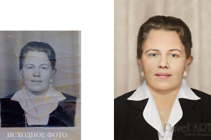 Реставрация и раскрашивание старого фото