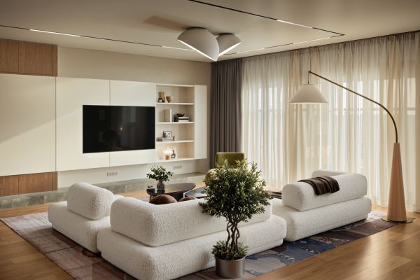 Концепт кухни-гостиной