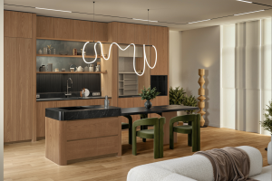 Концепт кухни-гостиной