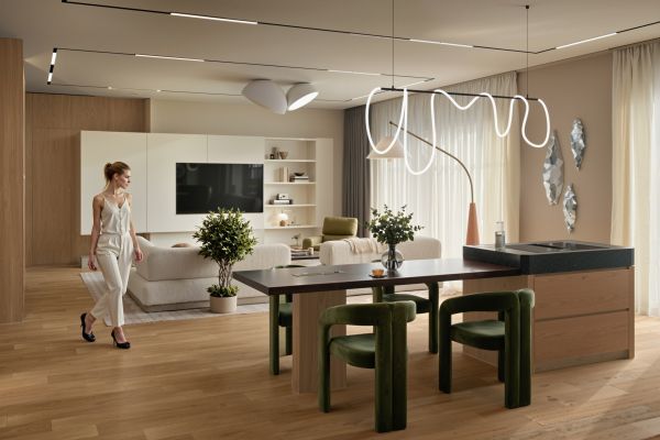 Концепт кухни-гостиной