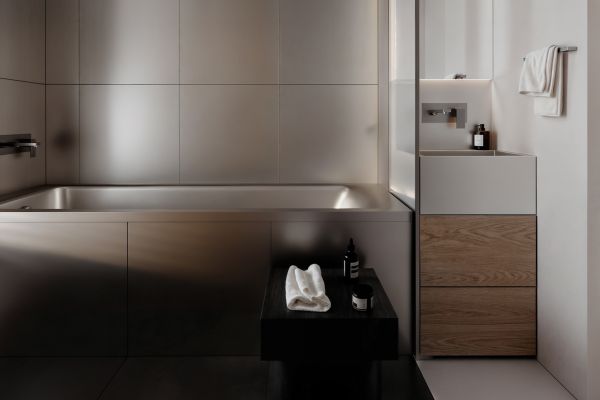 Ванная комната в городской квартире