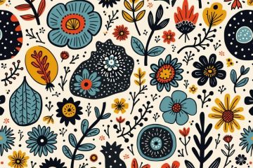 Иллюстрация для интерьерного постера, дизайна блога