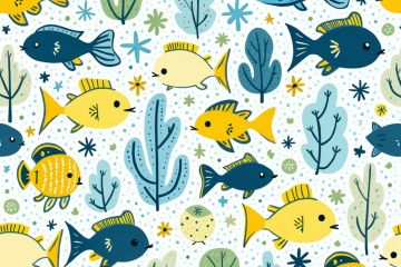 Иллюстрация для интерьерного постера, дизайна блога