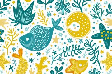 Иллюстрация для интерьерного постера, дизайна блога, статьи