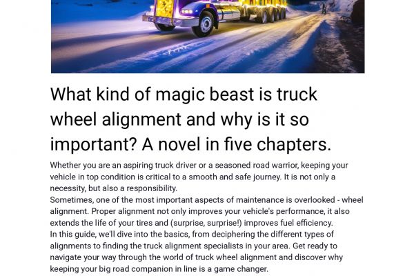 Сео-статья для блога на американском английском. ЦА - американские дальнобойщики.