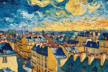 Иллюстрация для интерьерного постера, дизайна блога