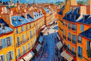 Иллюстрация для интерьерного постера, дизайна блога