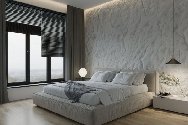 Визуализация спальной комнаты