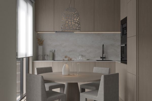 Визуализация квартиры площадью 56 кв.м.