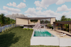 Визуализация загородного дома