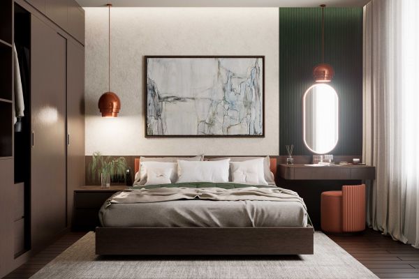 Визуализация спальни