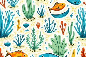 Морской фон для блога, иллюстрация