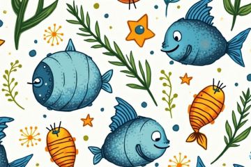 Шапка для Youtube канала. Подводный мир