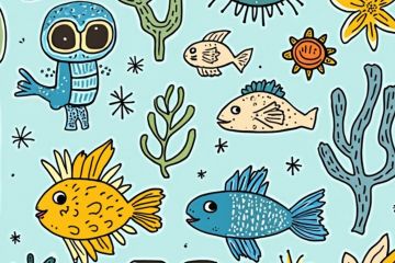 Шапка для Youtube канала. Подводный мир