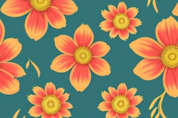 Цветочный принт, фон