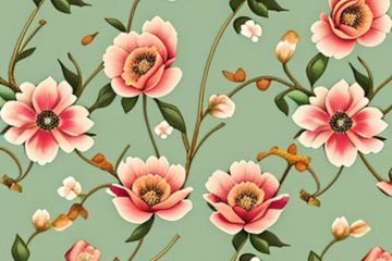 Цветочный принт, фон