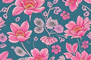 Цветочный принт, фон