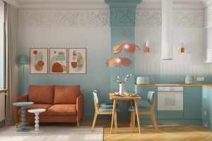 Вдох - выдох, нежная квартира для студентки, Санкт-Петербург