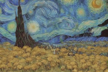 Интерьерная картина в стиле Ван Гога