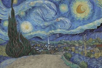 Интерьерная картина в стиле Ван Гога