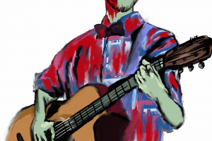 Макет афиши с Камчатским музыкальным проектом