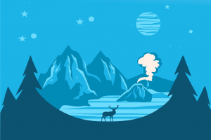 Логотип к проекту камчатской библиотеки