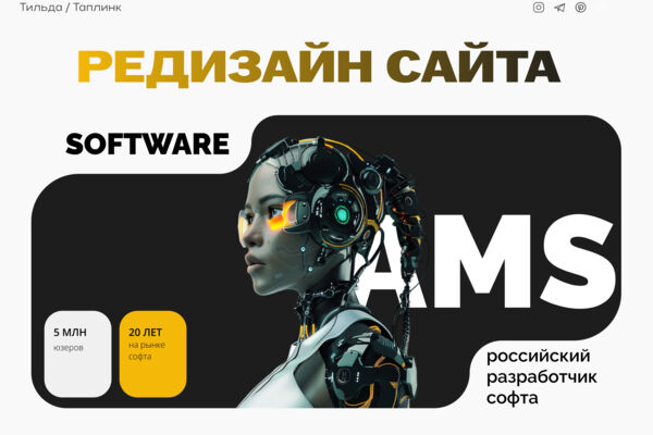 Сайт для разработчика софта