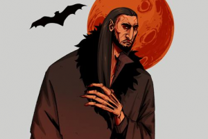 Иллюстрация по книге "ДРАКУЛА"