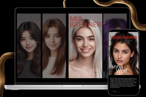 Kunst Transformation | Лендинг магазина париков