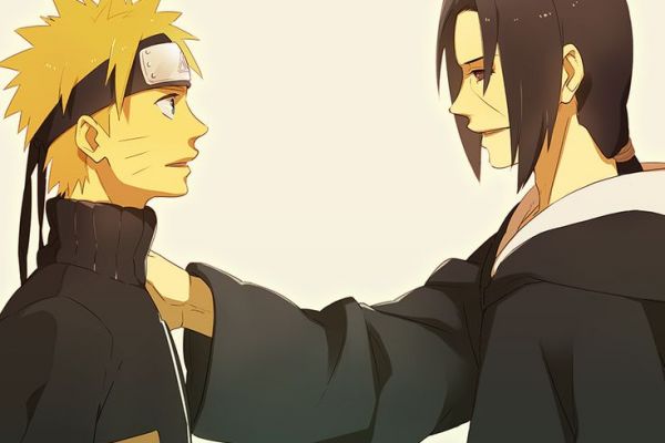 Наруто говорит с Итачи