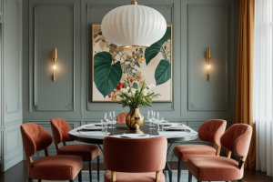 столовая в стиле фьюжн