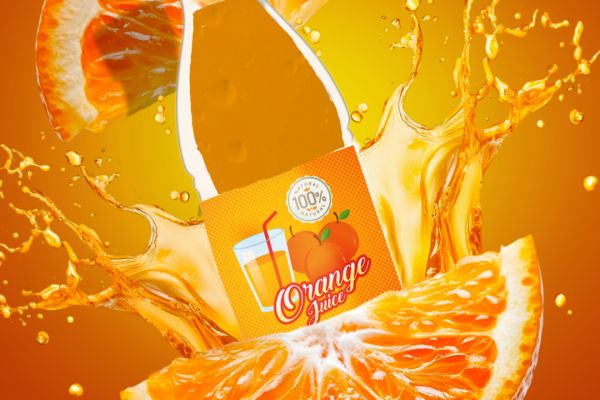 Реклама апельсинового сока